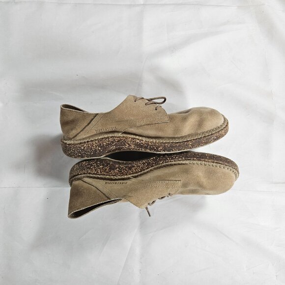 Birkenstock Gary Tan Lace Up Loafers Men\'s Size 9 Women\'s Size 11 Suede 42 270 main image 8